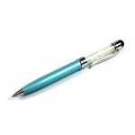 Wholesale 2 in 1 Glitter Stylus Touch Pen with Writing Pen (Blue)